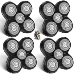 UPTARD head shaver replacement head 4-pack for easy at-home grooming.