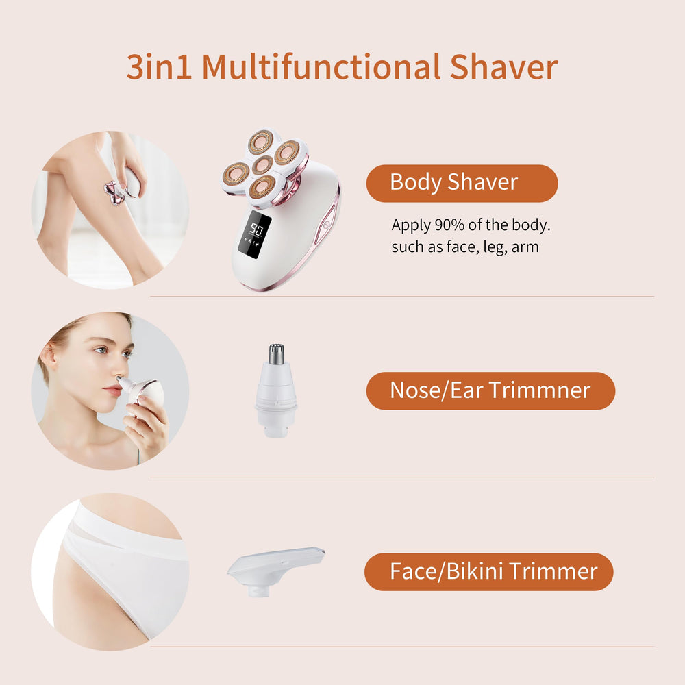 UPTARD waterproof razor for wet or dry shaving in the shower.