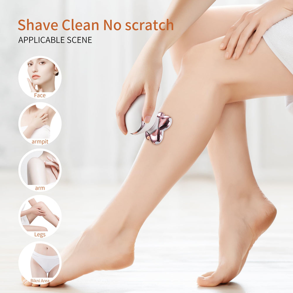 UPTARD women's electric razor bikini-trimmer provides precise bikini-area grooming.