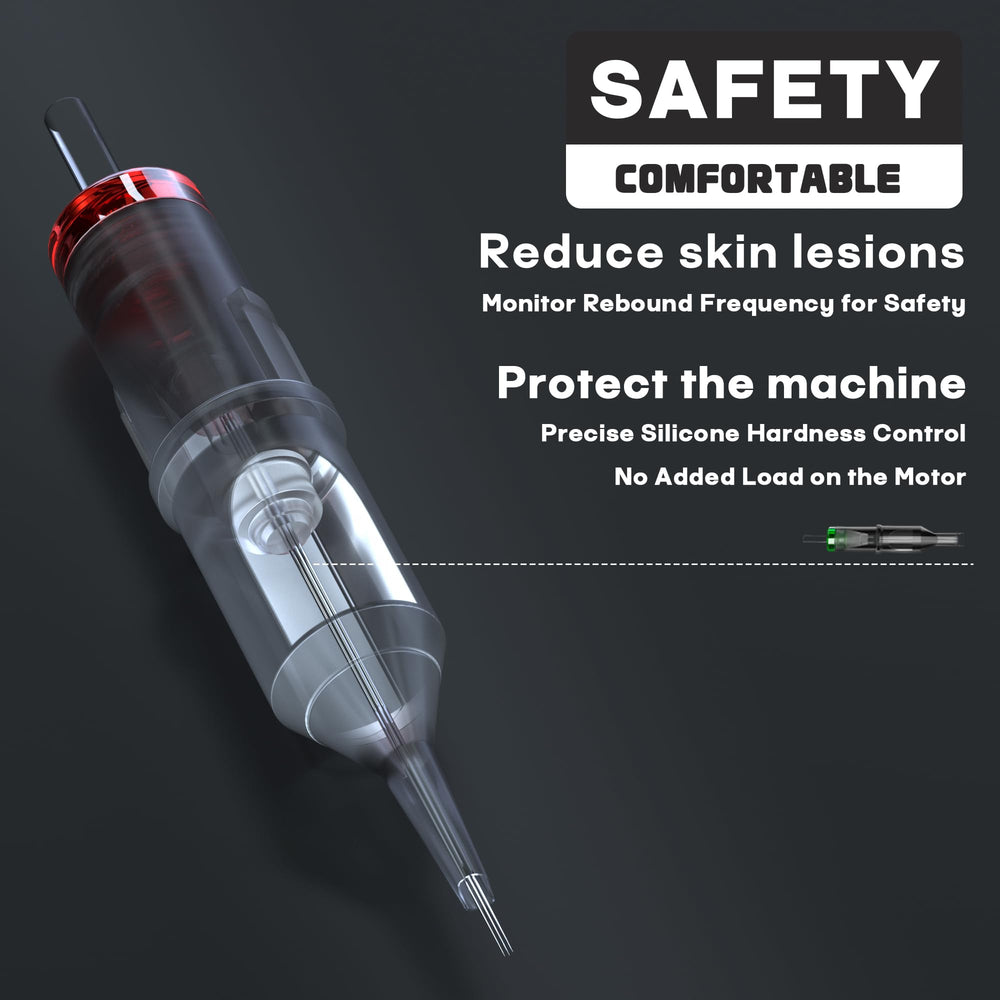 UPTATSUPPLY Poseidon needle shells in various sizes indicate versatile tip options.