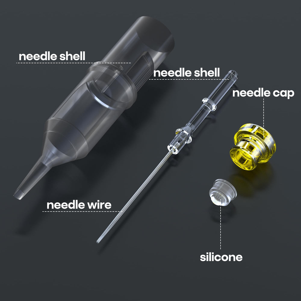 UPTATSUPPLY Poseidon EO-sterilized cartridge packaging for sanitary, ready-to-use ink delivery.