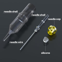 UPTATSUPPLY Poseidon EO-sterilized cartridge packaging for sanitary, ready-to-use ink delivery.