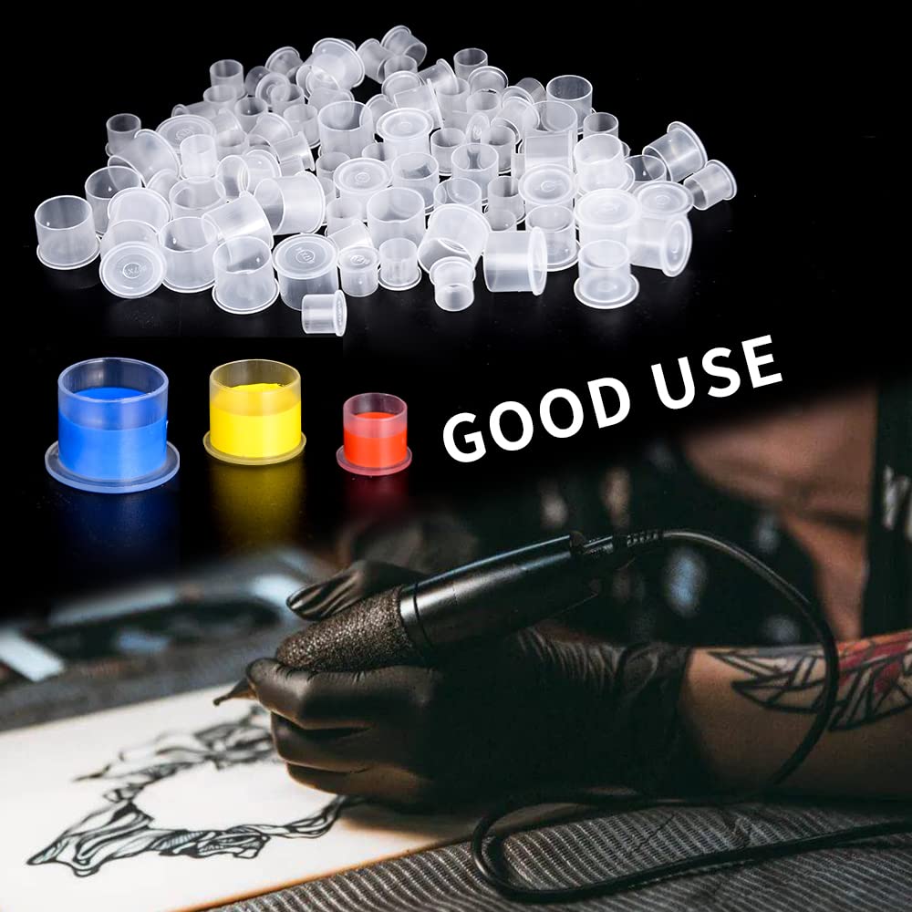 UPTATSUPPLY tapas de tinta fáciles de limpiar y almacenar para sesiones rápidas.