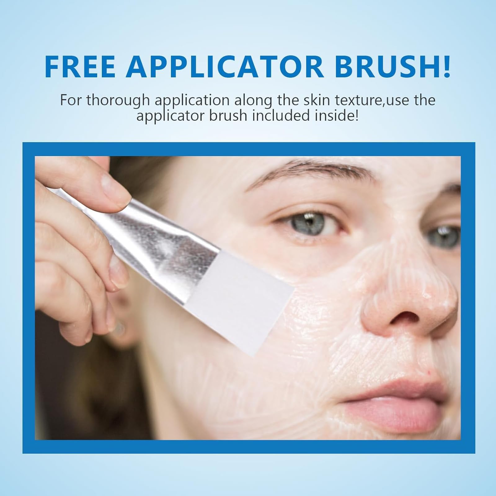 URABOS Zombie Mask application steps image demonstrates easy contour coverage.