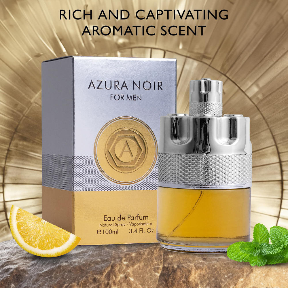 URBAN COLLECTION Azura Noir mint and lavender accents emphasize fresh sophistication