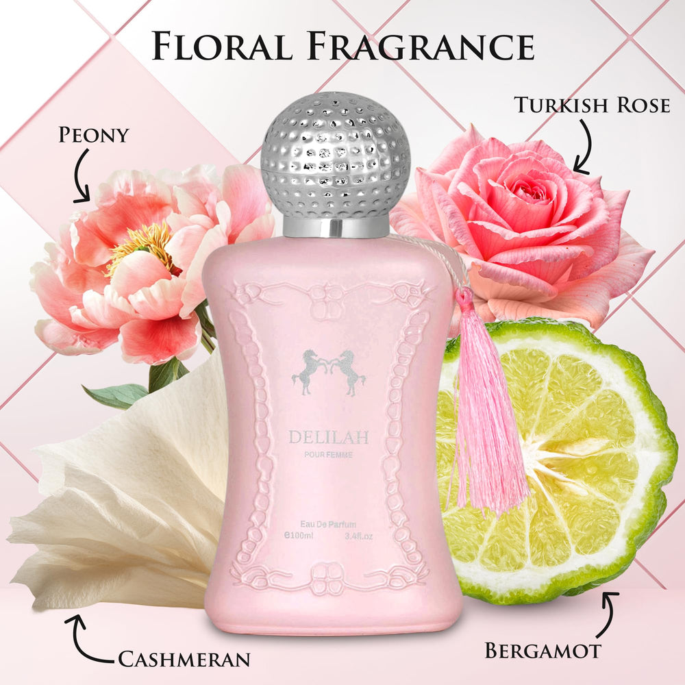 URBAN COLLECTION Delilah top notes highlight lychee and bergamot for a fresh daytime opening