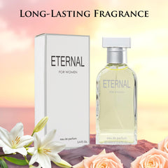 Urban Collection Eternal for Women fragrance label shows size and branding
