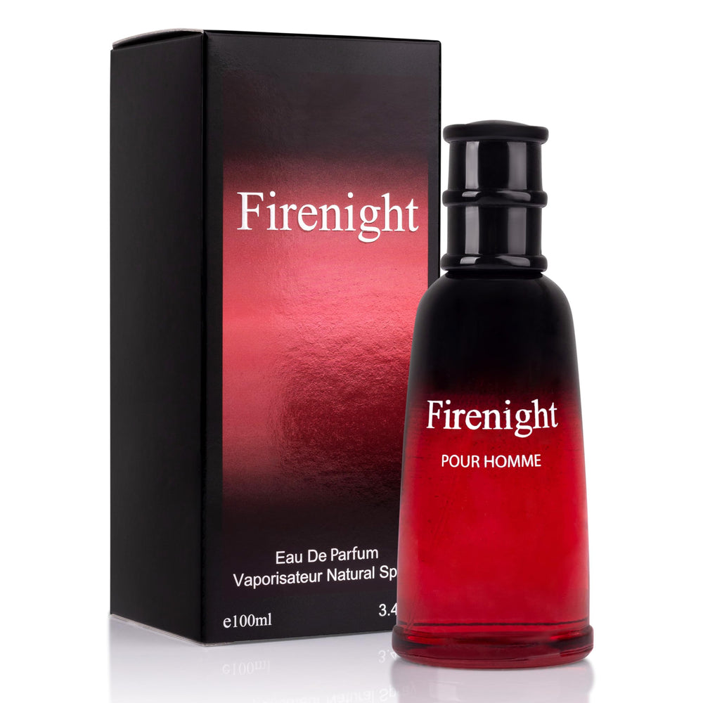 URBAN COLLECTION Firenight bottle front displays bold masculine design for everyday confidence.