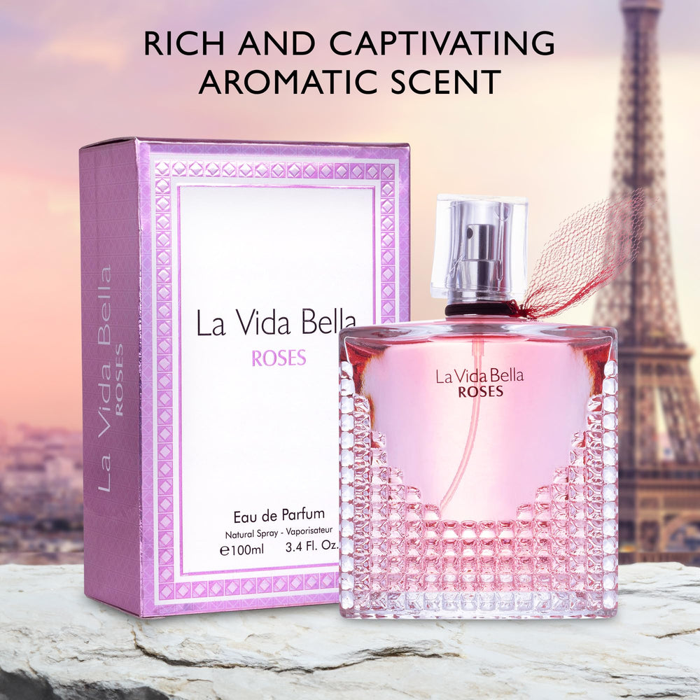 URBAN COLLECTION La Vida Bella Roses top-notes raspberry and bergamot, fresh start.