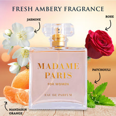 Urban Collection Madame Paris jasmine and rose bloom, romantic floral character