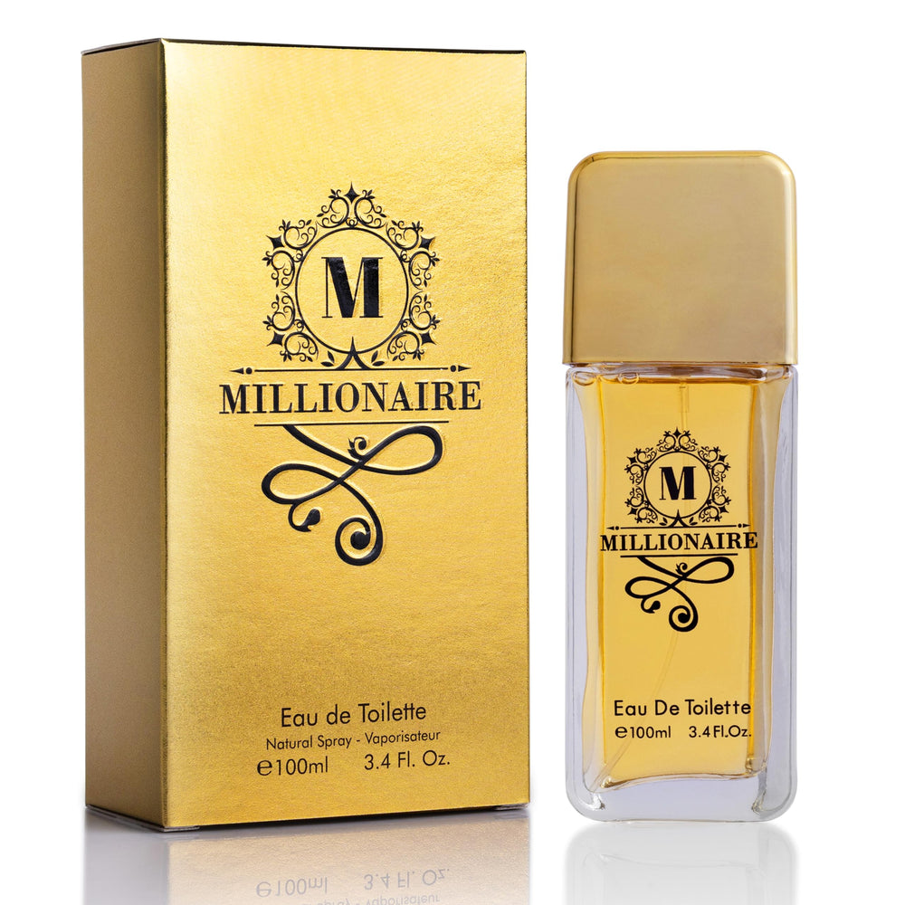 URBAN COLLECTION Millionaire bottle-front view for everyday masculine fragrance