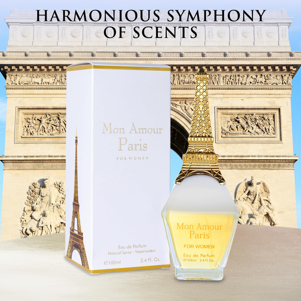 URBAN COLLECTION Mon Amour Paris spray on wrist suggests versatile daily wear.