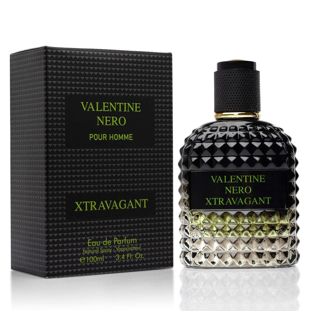 Urban Collection Valentine Nero Xtravagant bottle front for a bold daily scent.