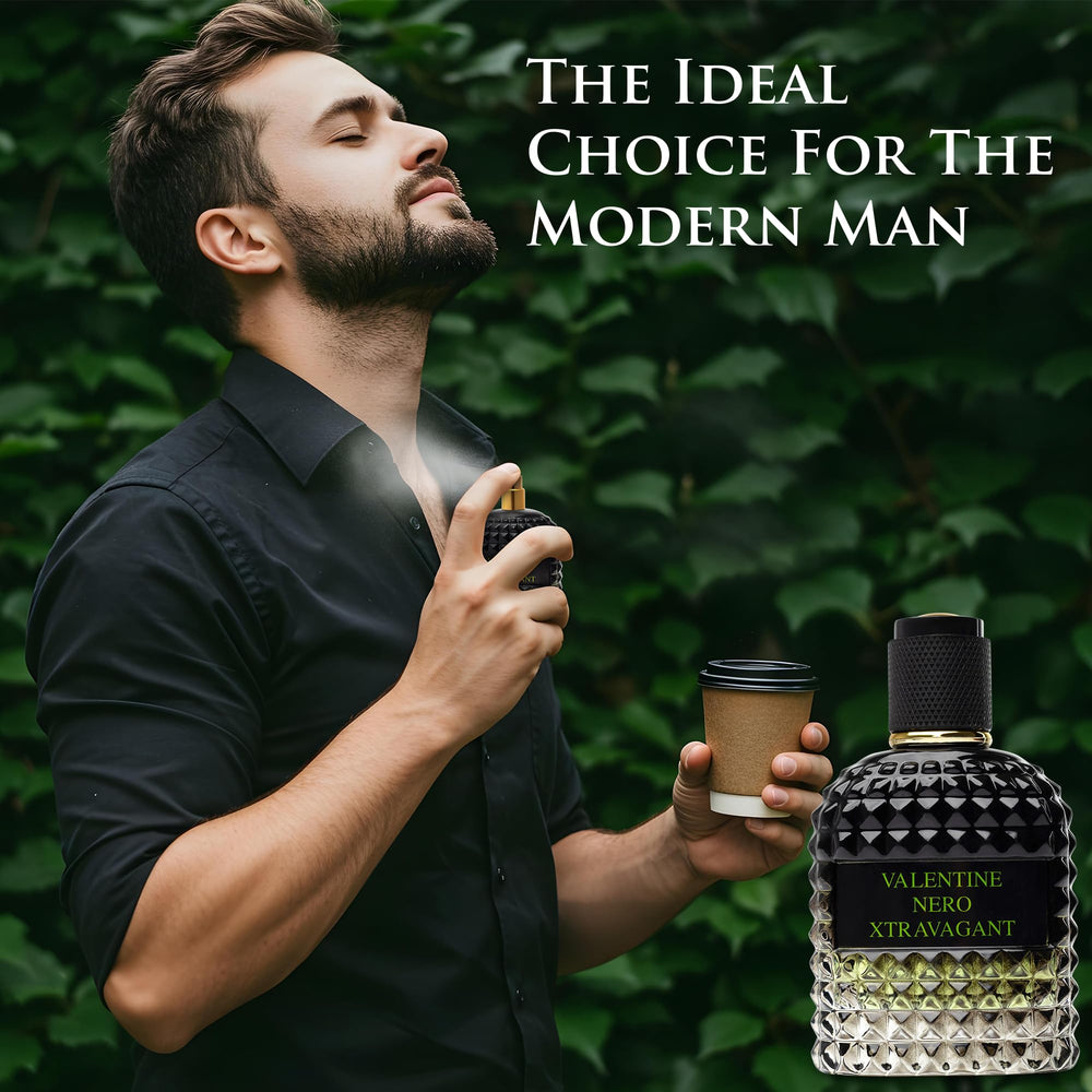 Urban Collection Valentine Nero Xtravagant cap close emphasizes premium packaging and luxury feel.