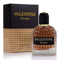 Urban Collection Valentine top notes image highlights woody myrtle and bergamot for fresh confidence.
