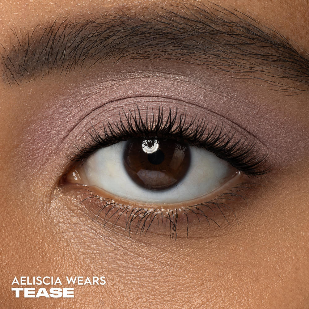 Urban Decay 24/7 Eyeshadow Tease swatch 1 showing rich pigment for precise crease work.