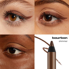 URBAN DECAY 24/7 Glide-On Eyeliner Bourbon pencil tip close-up highlights creamy, blendable texture.