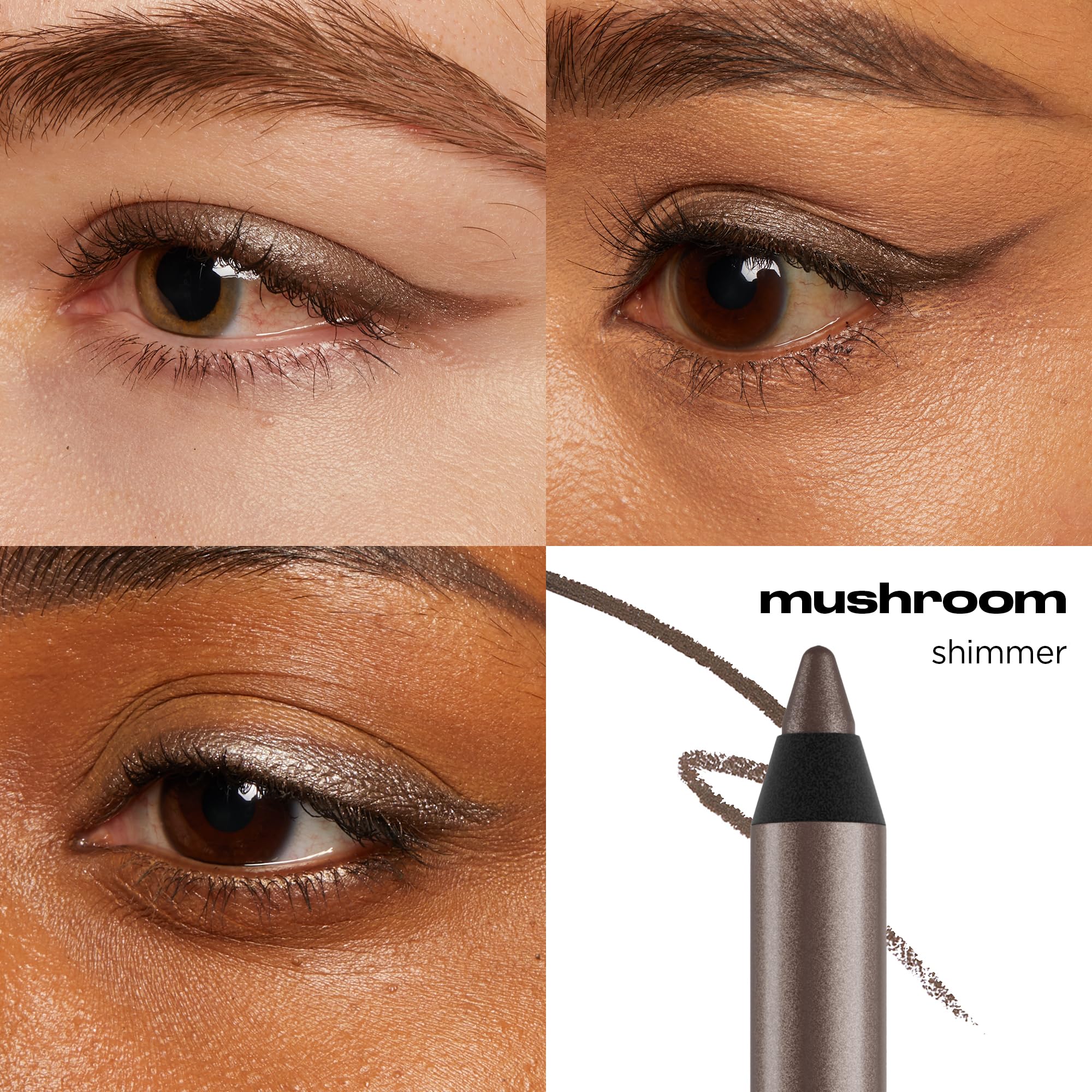 Urban Decay 24-7 Glide-On Mushroom swatch highlights creamy, long-wearing formula