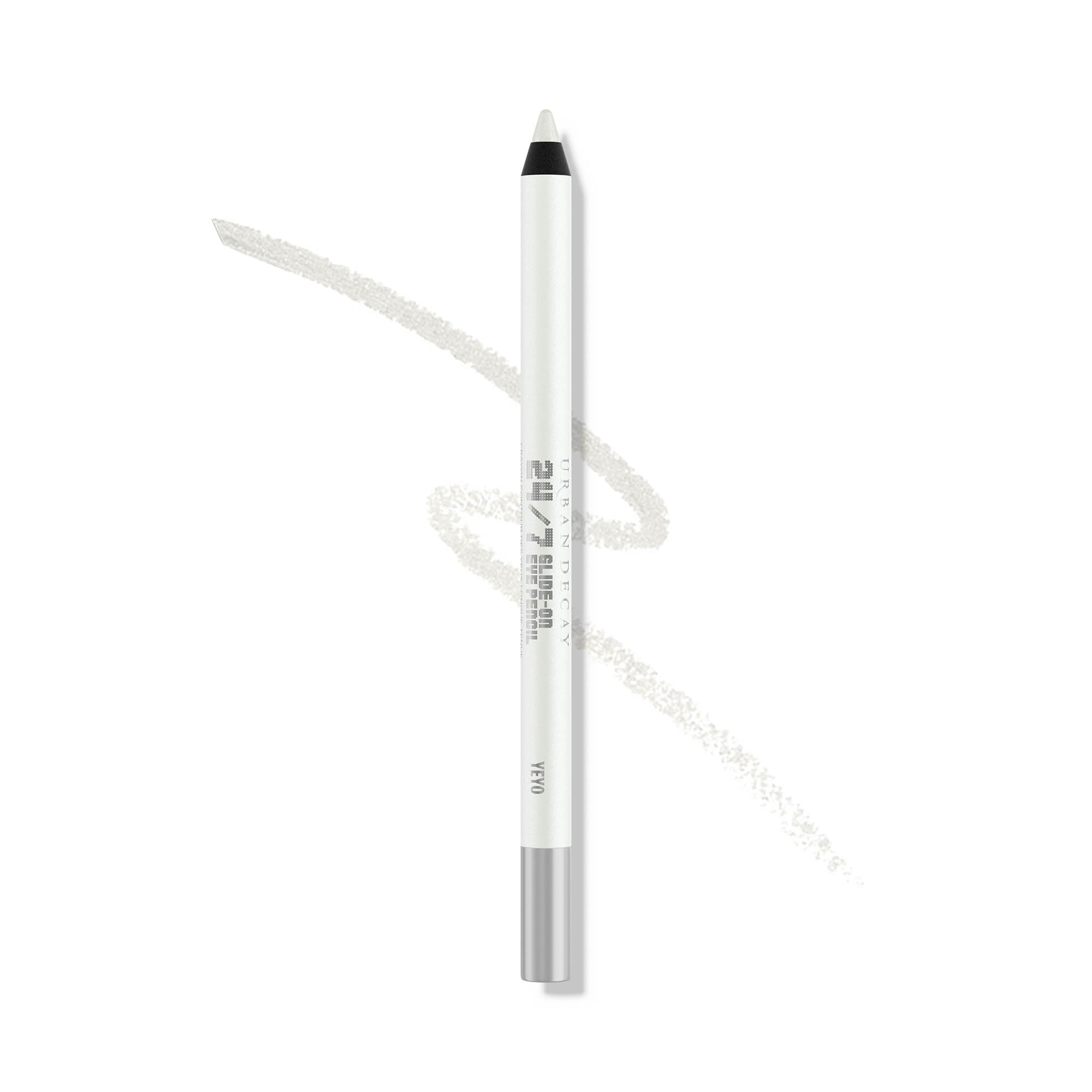 Urban Decay 24/7 Glide-On Eyeliner Pencil Yeyo close-up shows waterproof smudge-proof performance