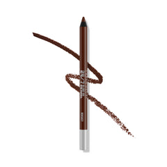 URBAN DECAY 24/7 Glide-On Eyeliner Whiskey swatches show rich brown matte color with long wear