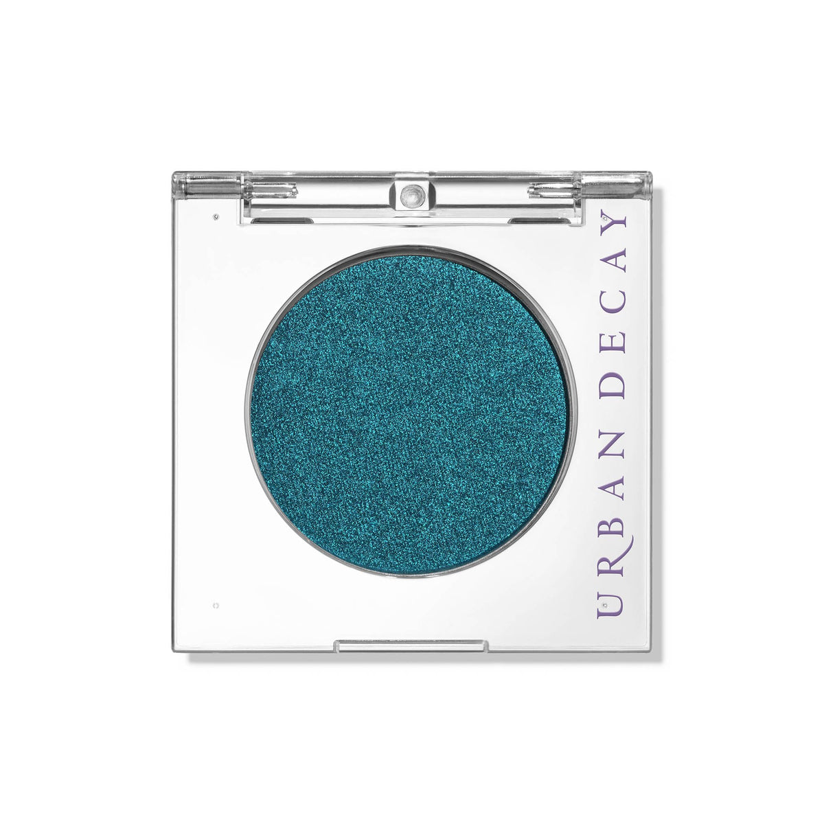 Urban Decay 24/7 Longwear Eyeshadow Single Float teal shimmer for smooth, all-day blending.
