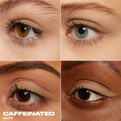 Urban Decay 24/7 Waterline Eyeliner Pencil Caffeinated swatch demonstrates tightlining use.