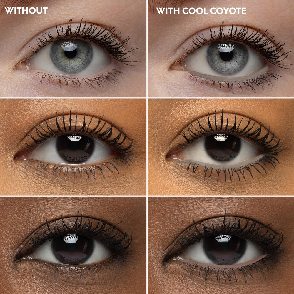 Urban Decay 24/7 waterline swatch sheet showcases versatile neutral shades