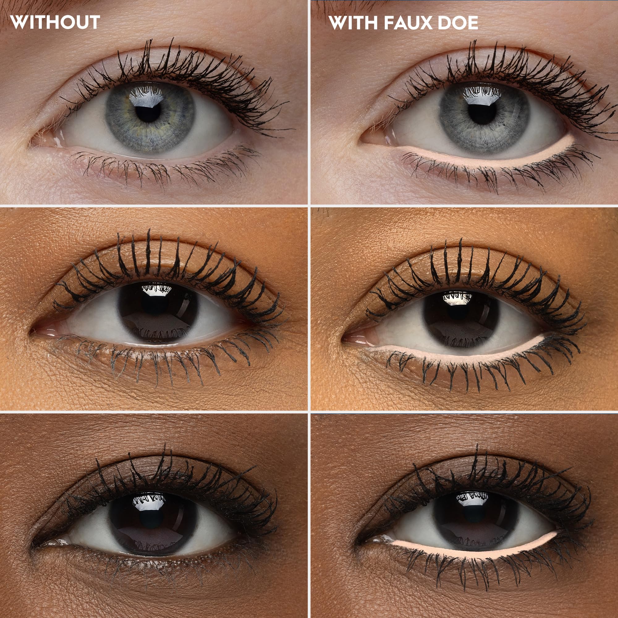 Urban Decay 24/7 Waterline Eyeliner Tootsie swatch provides natural brown definition.