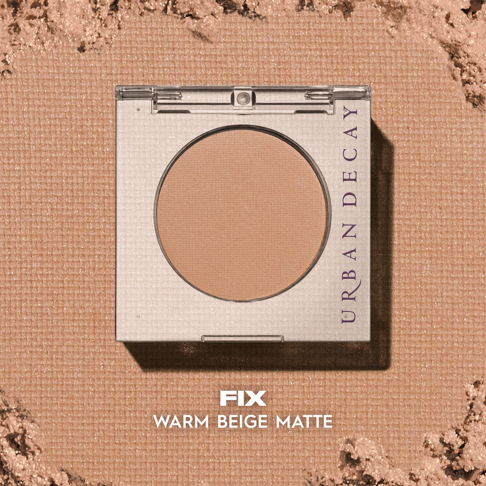 Urban Decay 24/7 Eyeshadow Fix matte finish close-up highlights velvet texture