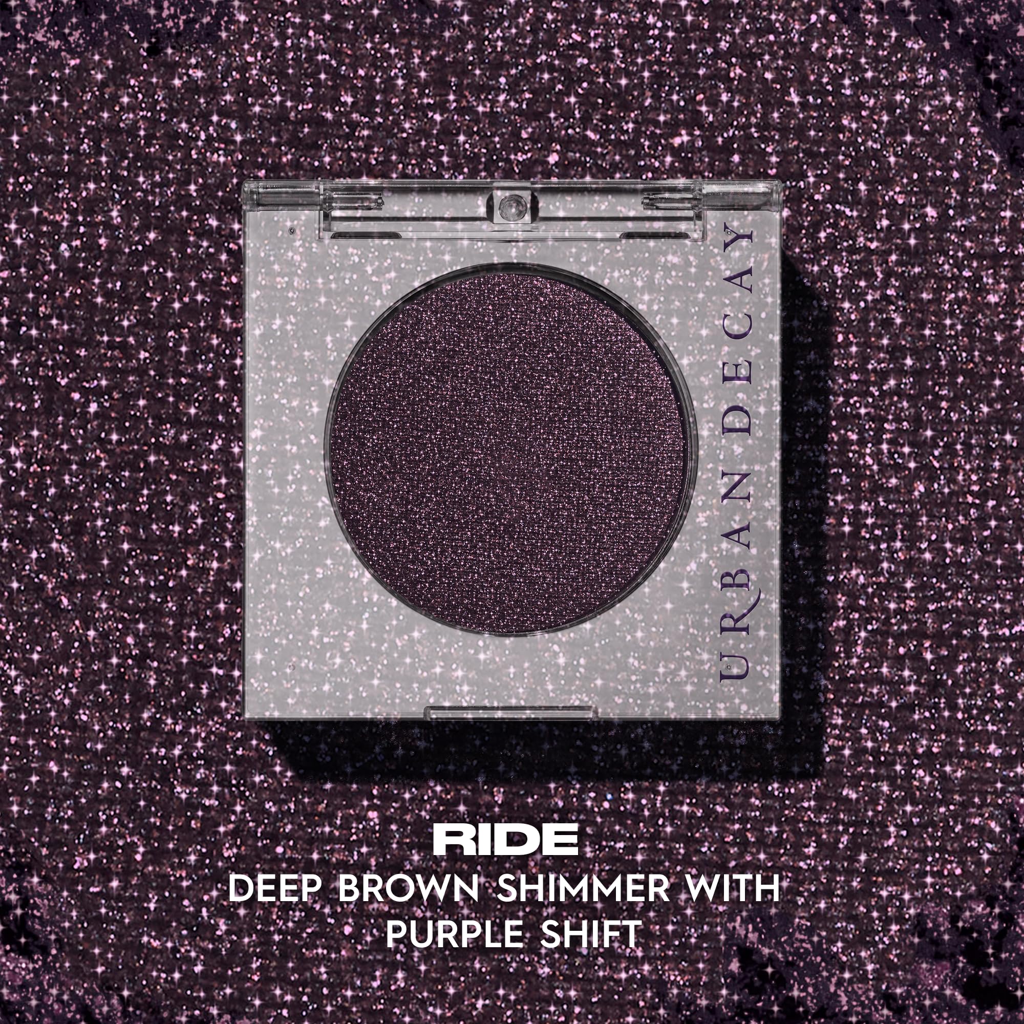 Urban Decay 24/7 Eyeshadow Ride crease-free, long-wearing color for busy days.