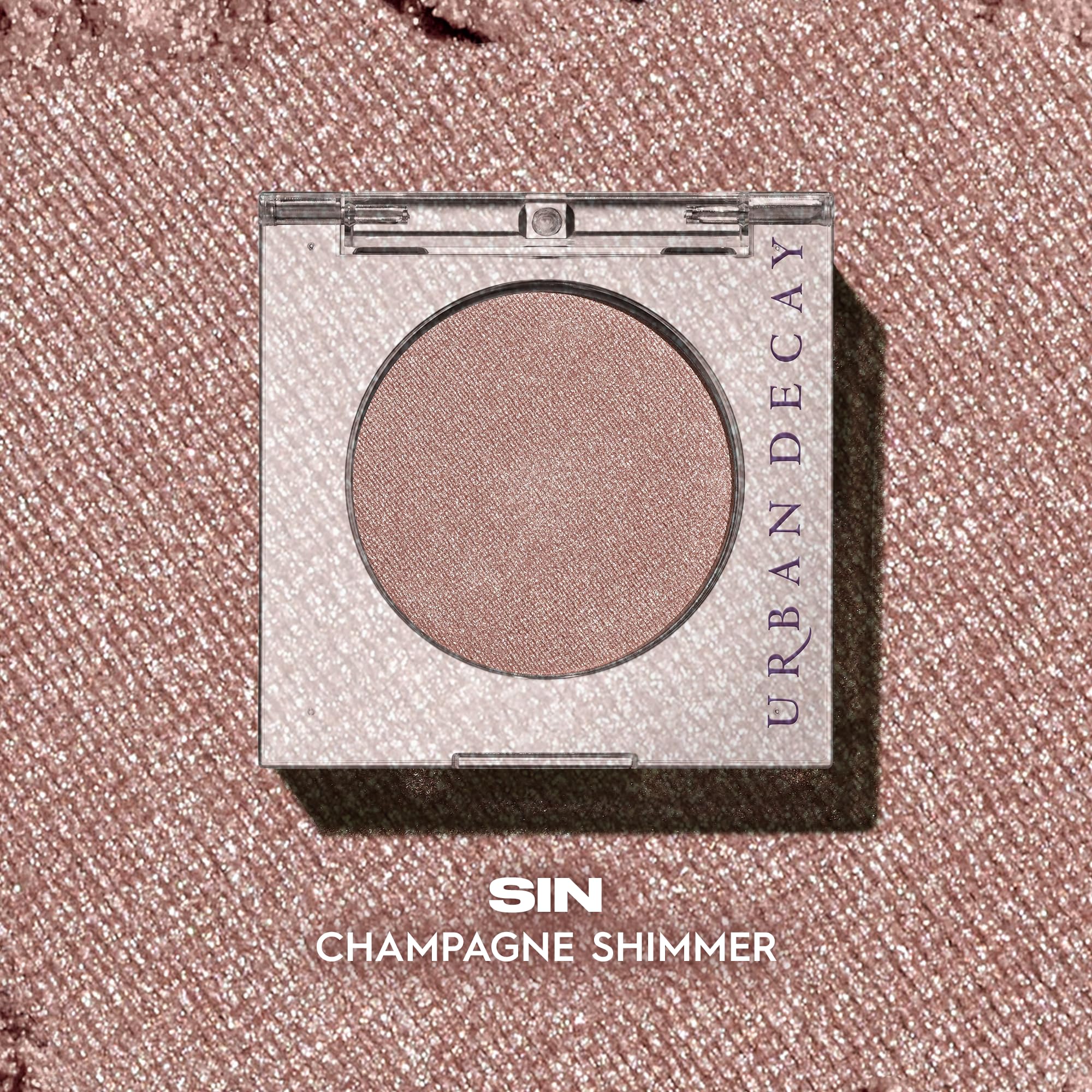 Urban Decay 24/7 Eyeshadow Single Sin dampened for vibrant, long-lasting color.