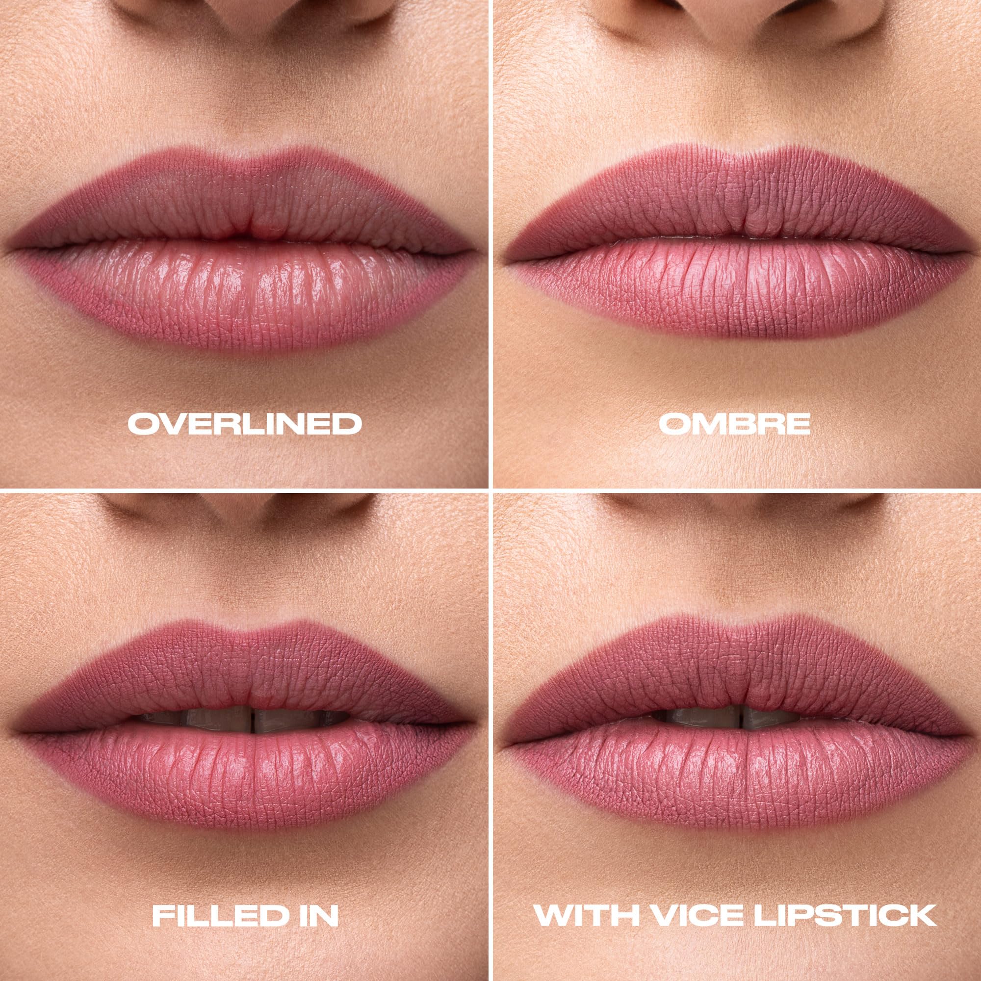 Urban Decay 24/7 Lip Pencil long wear through meals and drinks demo