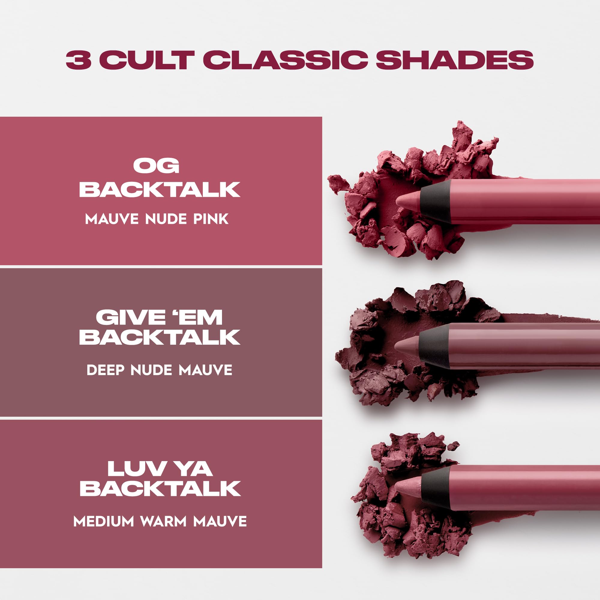 Urban Decay 24/7 Glide-On waterproof formula tested for durability throughout the day.