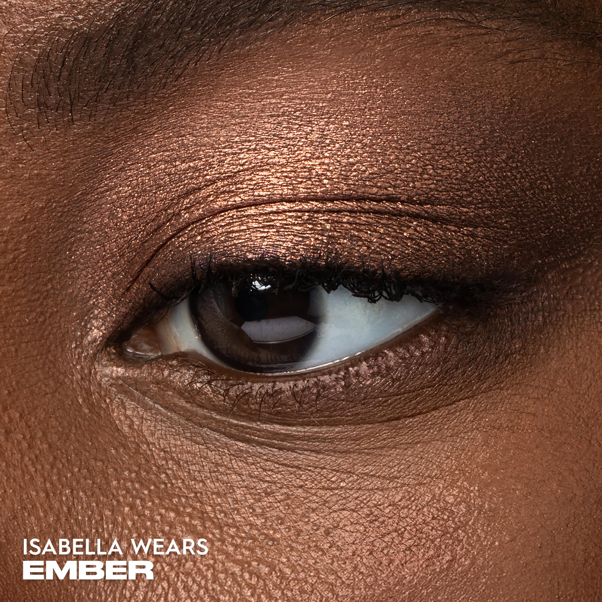 Urban Decay 24/7 Eyeshadow Ember application swatch demonstrates velvety blendability