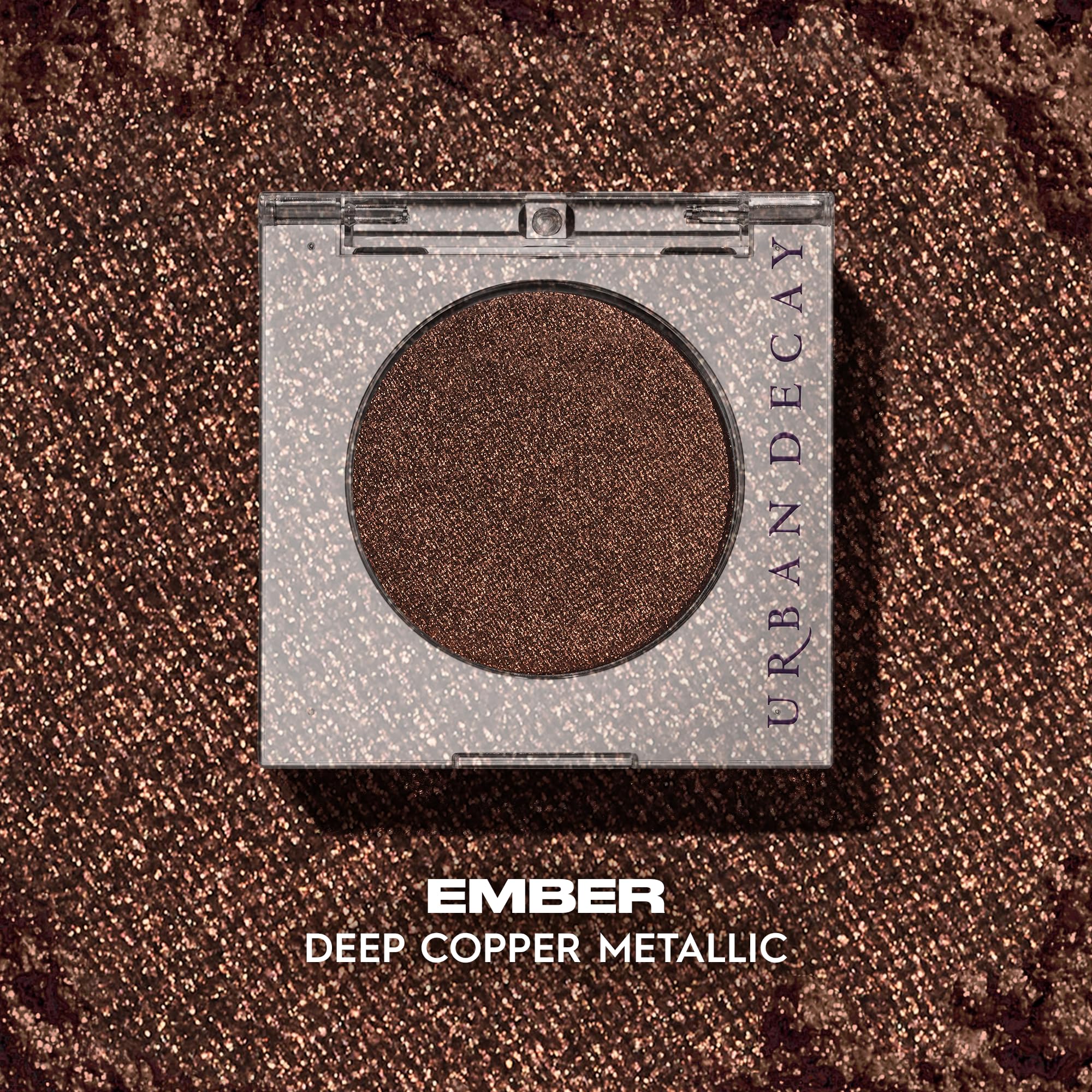 Urban Decay Ember swatches reveal rich copper glow and even payoff