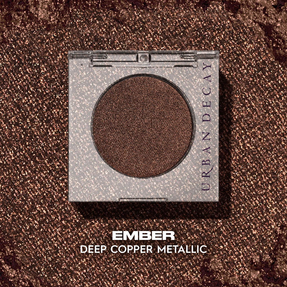 Urban Decay Ember swatches reveal rich copper glow and even payoff