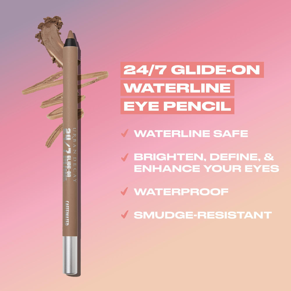 Urban Decay Legend waterline-application close-up demonstrates smooth glide.