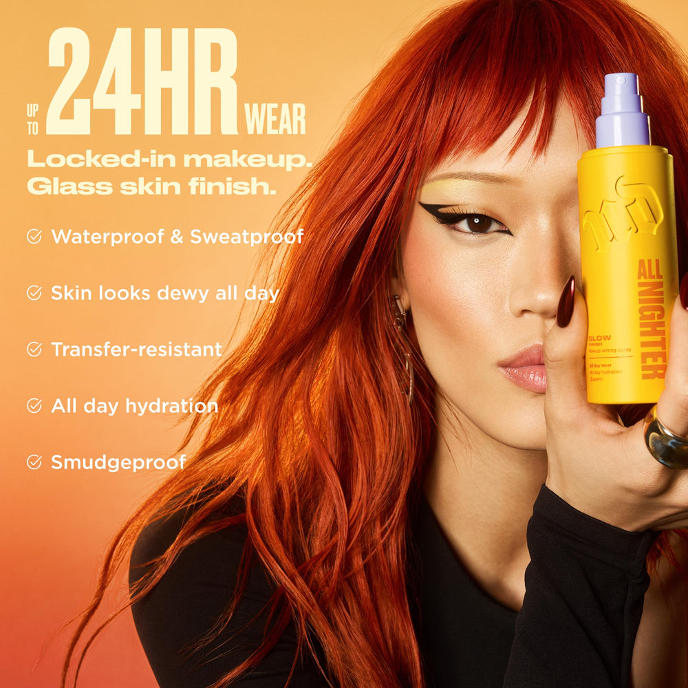Urban Decay All Nighter nozzle closeup shows precise mist control