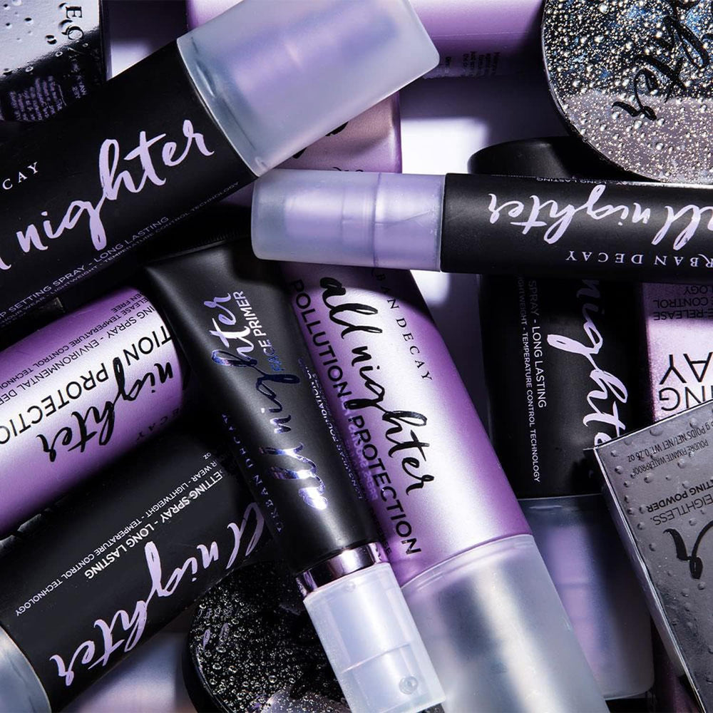 Urban Decay All Nighter nozzle-dispense shows easy, controlled primer application.