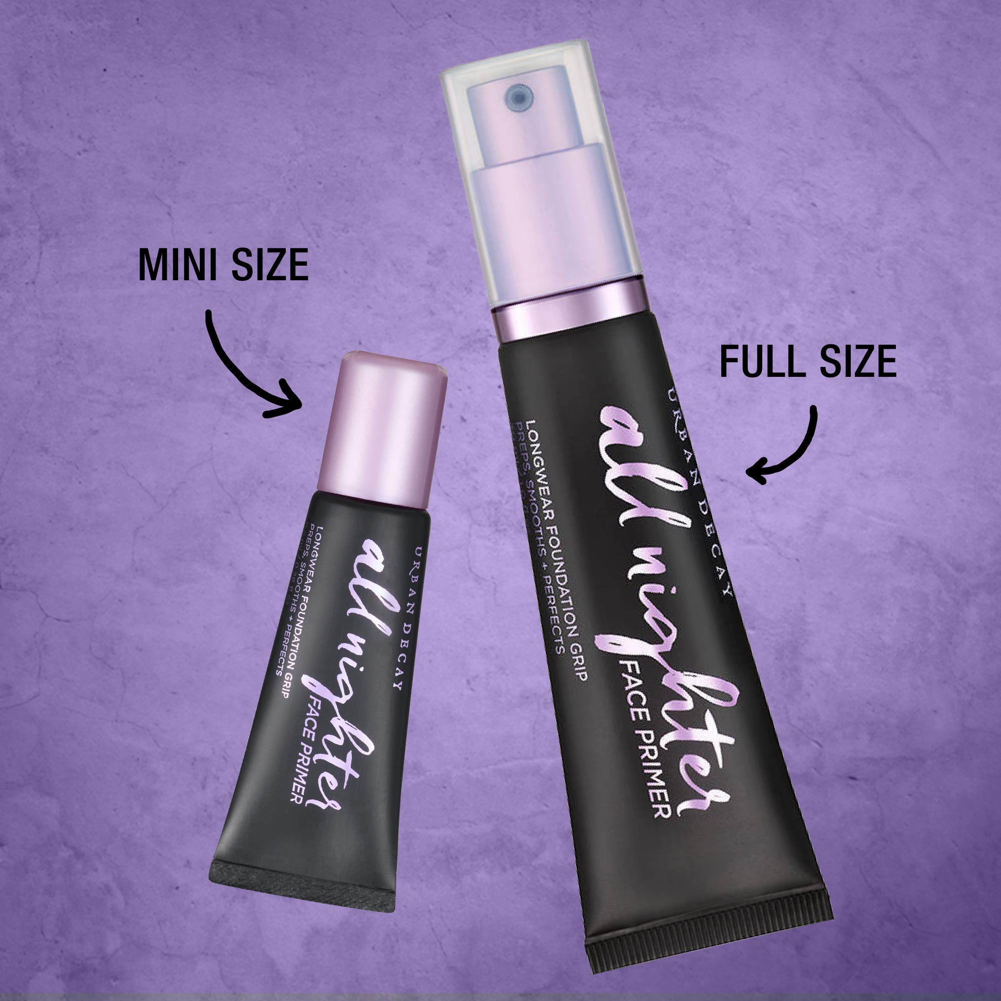 Urban Decay All Nighter primer sheer soft texture on skin delivers hydrating finish.