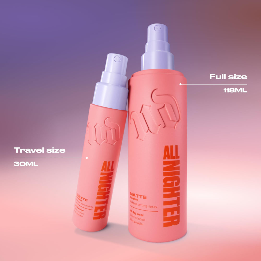 Urban Decay All Nighter sponge application shows targeted oil control