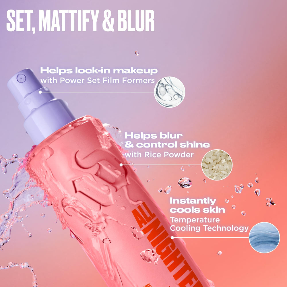 Urban Decay All Nighter transfer-resistant formula helps makeup stay put