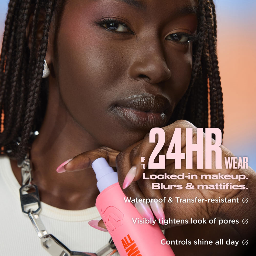 Urban Decay All Nighter travel-size bottle ready for on-the-go use