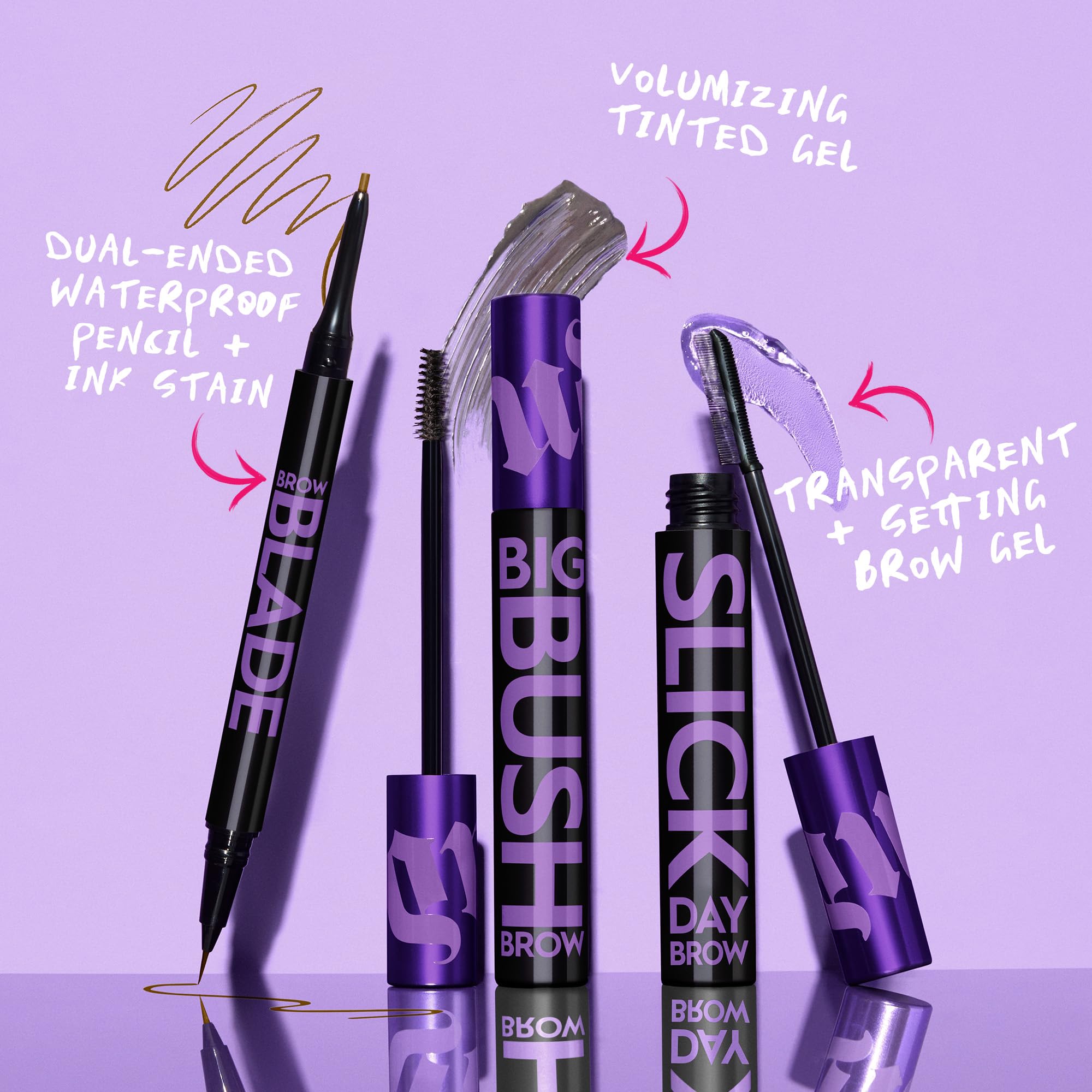 Urban Decay Brow Blade compact dual ends for quick, precise brow perfection.