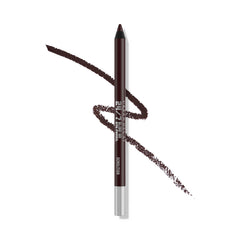 URBAN DECAY Demolition matte deep brown close-up shows precise application and lasting definition