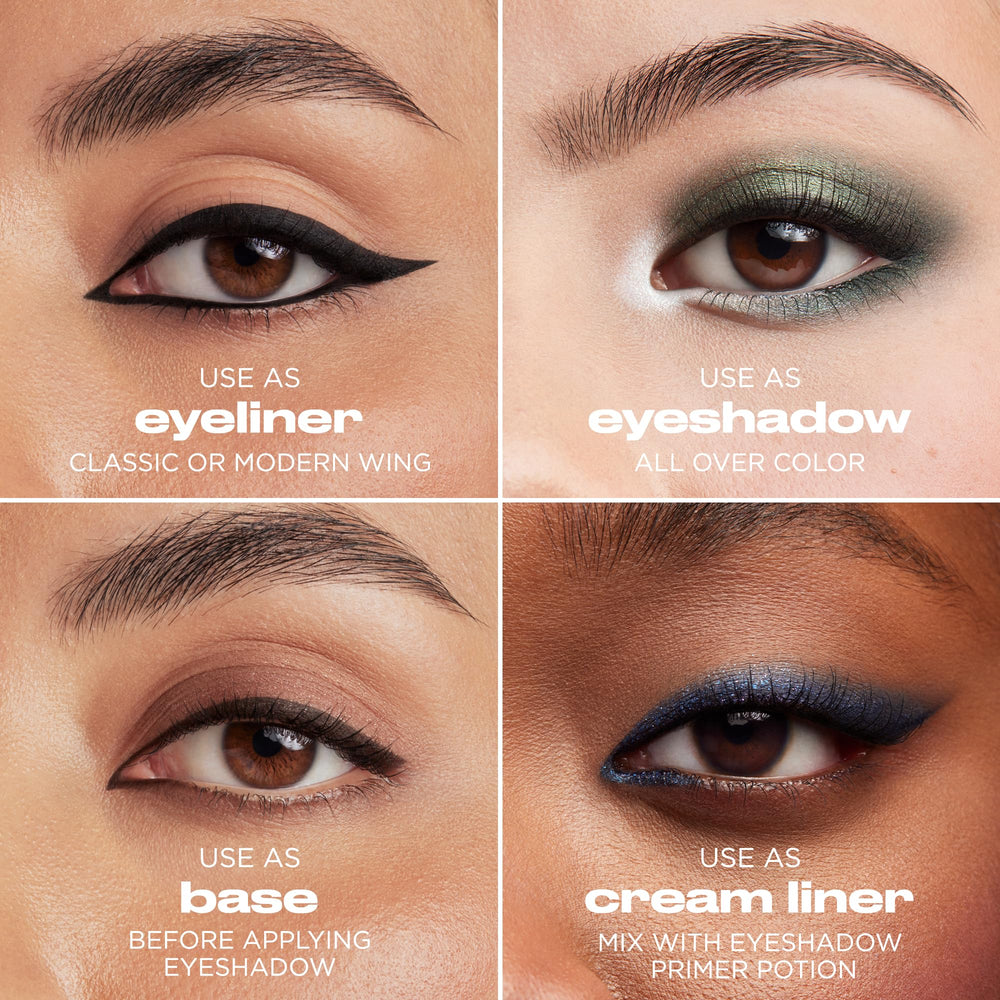 URBAN DECAY Demolition eyeliner sharpening with Grind House sharpener for sharp lines