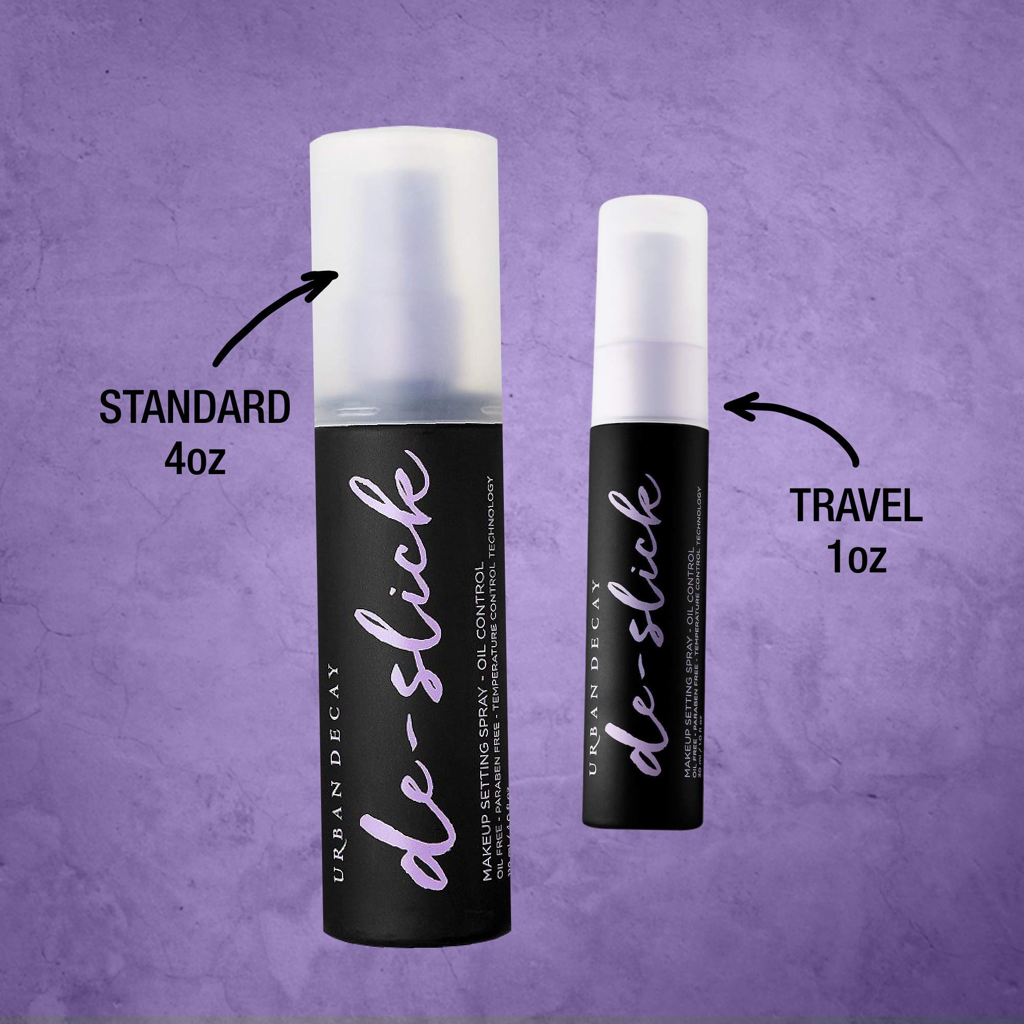 Urban Decay De-Slick vegan cruelty-free label emphasizes ethical formulation.