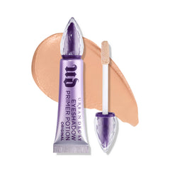 Urban Decay Eyeshadow Primer Potion Nude tube packaging for on-the-go eyelid prep