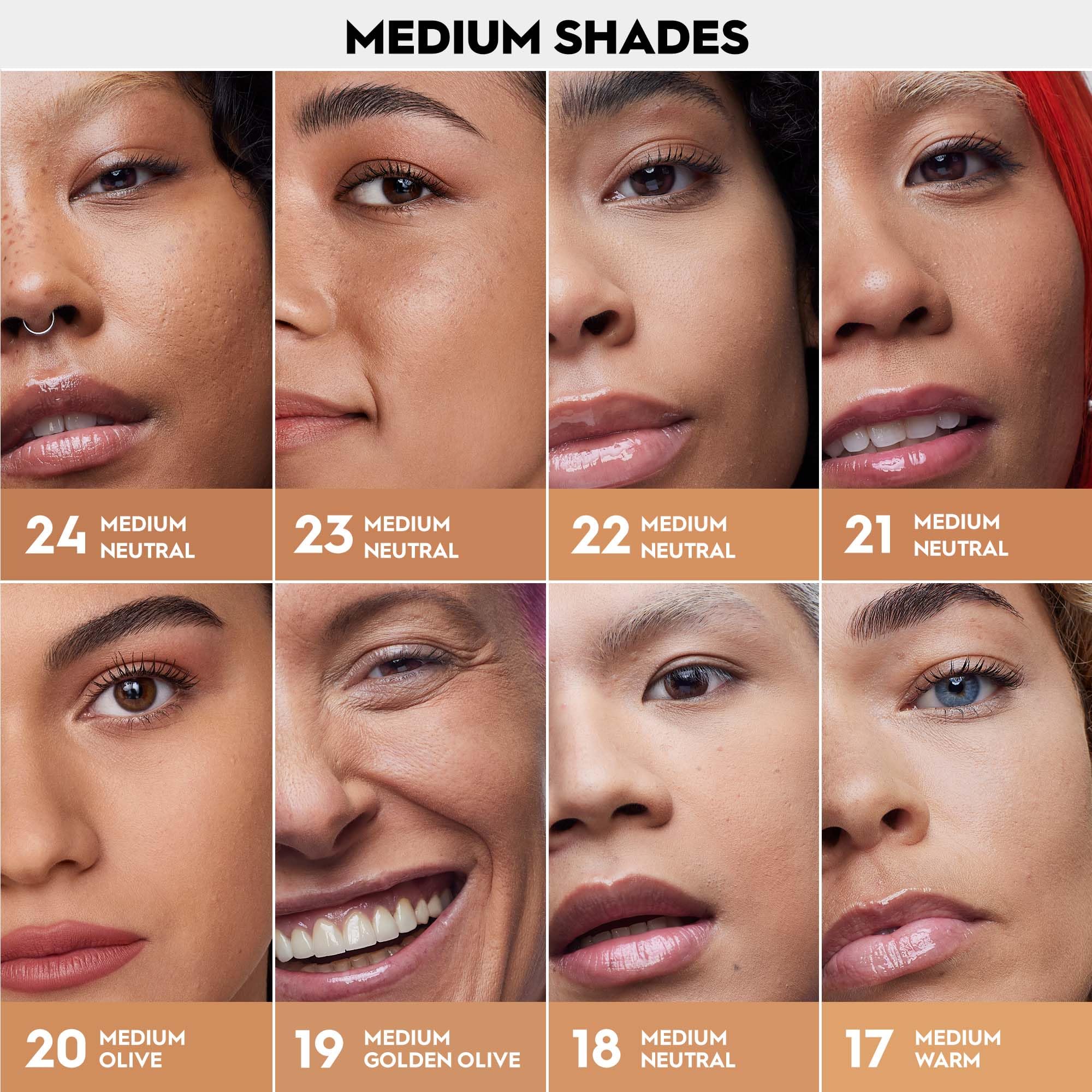 Urban Decay Face Bond foundation shade 17 on textured skin demonstrates smoothing and blurring
