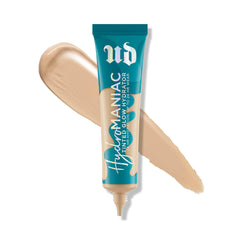 Urban Decay Hydromaniac bottle closeup showing luminous dew for hydrated-looking skin